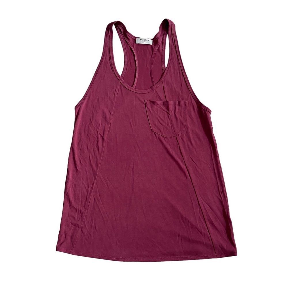 Aritzia Babaton Racerback V-neck Relaxed Fit Tank Top Size Small